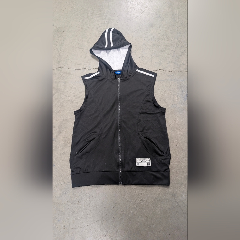 Code 22 Sleeveless Zip Up Hoodie, Small